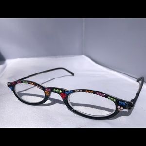 JC Jimmy Crystal Rainbow Swarovski Readers Glasses